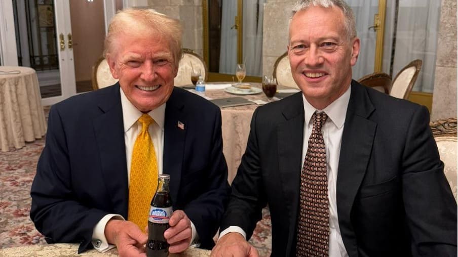 A través de Truth Social, Donald Trump comunicó el acuerdo con Coca-Cola. (realDonaldTrump)