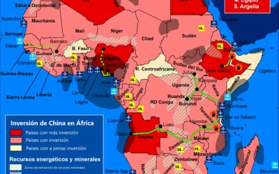 MAPA DE LA INFLUENCIA DE CHINA EN ÁFRICA