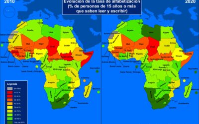 EL MAPA DE LA ALFABETIZACIÓN EN ÁFRICA