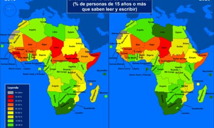 EL MAPA DE LA ALFABETIZACIÓN EN ÁFRICA