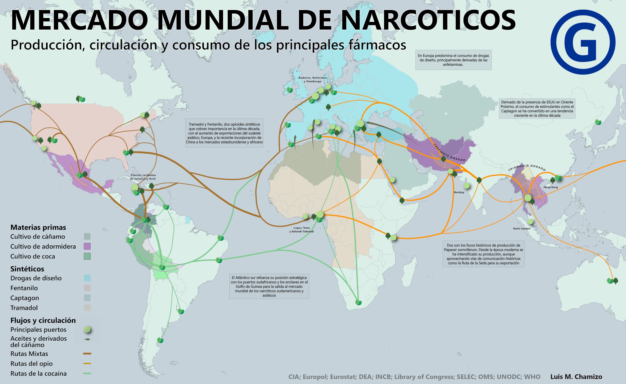 EL MAPA DE LA DROGA MUNDIAL - Geopol 21