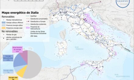 MAPA DE LOS RECURSOS ESTRATÉGICOS DE ITALIA