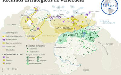 MAPA DE LOS RECURSOS ESTRATÉGICOS DE VENEZUELA