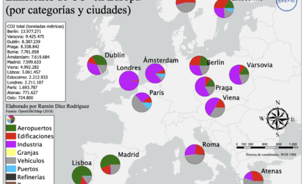 EL MAPA DE LAS EMISIONES DE CO2 EN LAS CAPITALES EUROPEAS