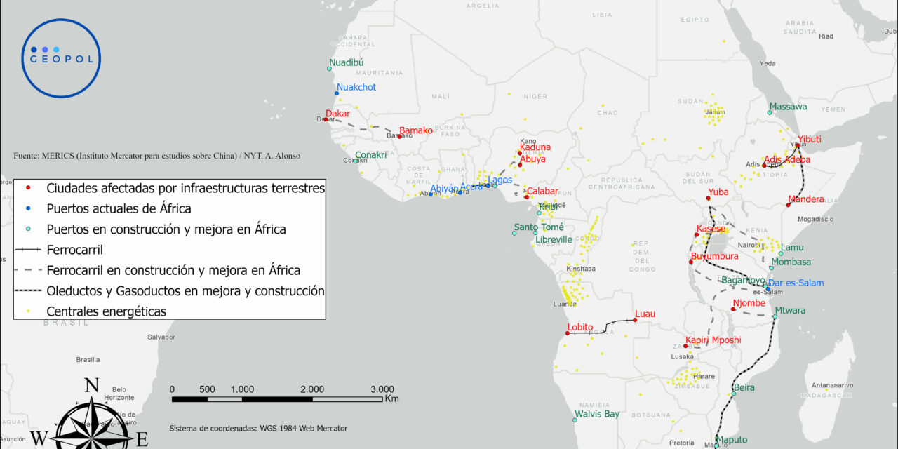 EL MAPA DE LA INFLUENCIA CHINA EN ÁFRICA
