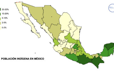 MAPA DE LA POBLACIÓN INDÍGENA EN MÉXICO